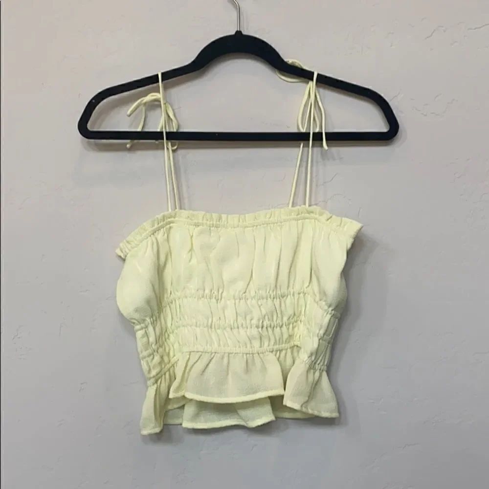 Line & Dot Smocked Cami Top - Picture 8 of 9